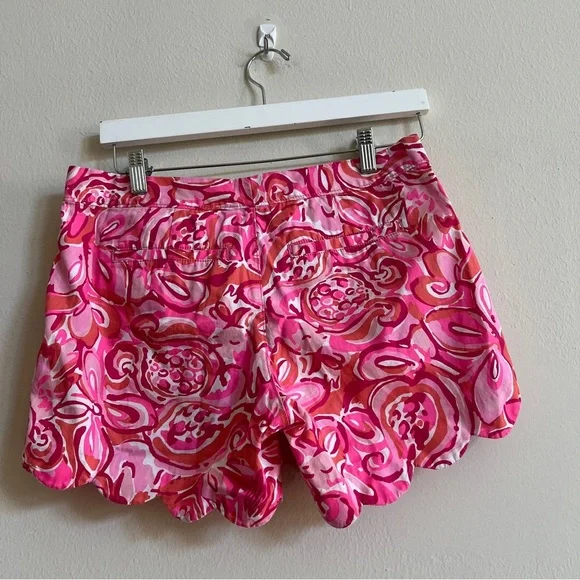 Lilly Pulitzer Buttercup Short in Mango Salsa | 4 - Picture 2 of 3